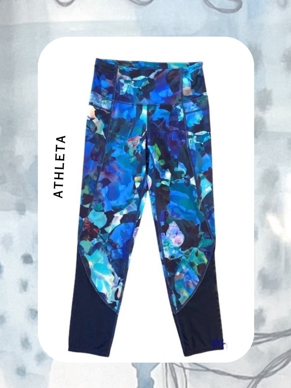 Athleta Caspian Blue Mystique Chaturanga
Capri Legging
